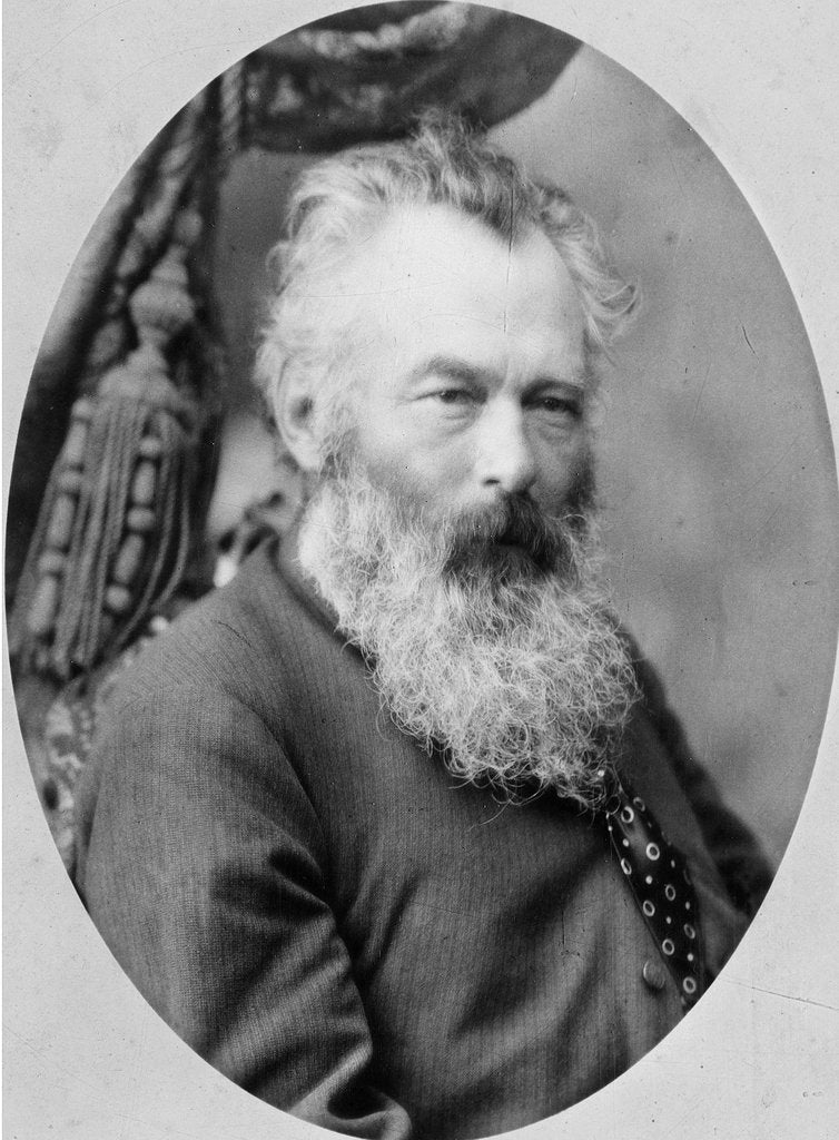 Detail of Ivan Shishkin, Russian artist, 1870. by Andrei Osipovich Karelin