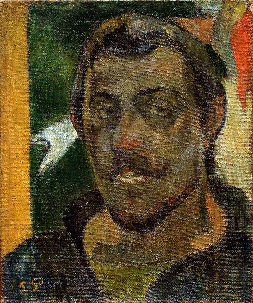 Detail of Self-portrait, 1890-1894. by Paul Gauguin