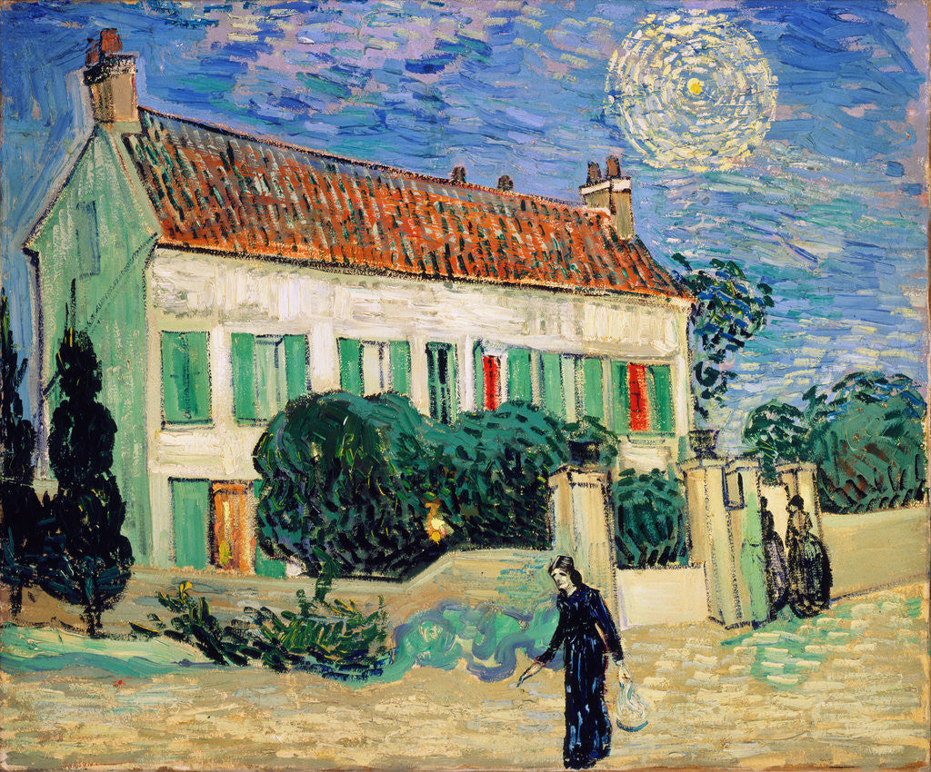Detail of White House at Night by Vincent Van Gogh