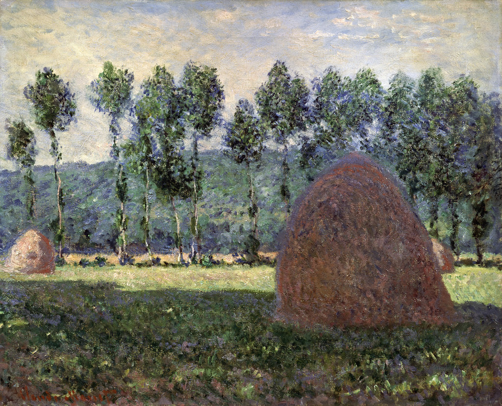 Detail of Haystack in Giverny, 1884-1889 by Claude Monet