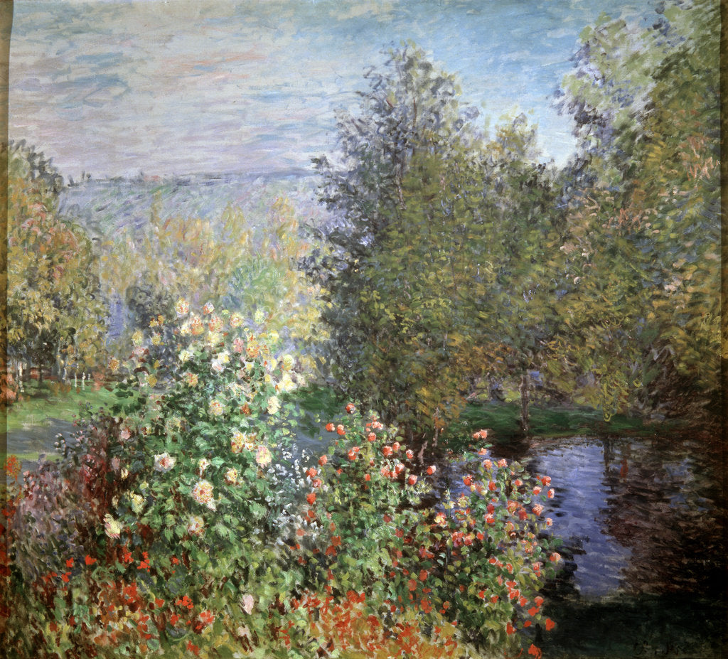 Detail of Corner of the Garden at Montgeron, c1876. by Claude Monet