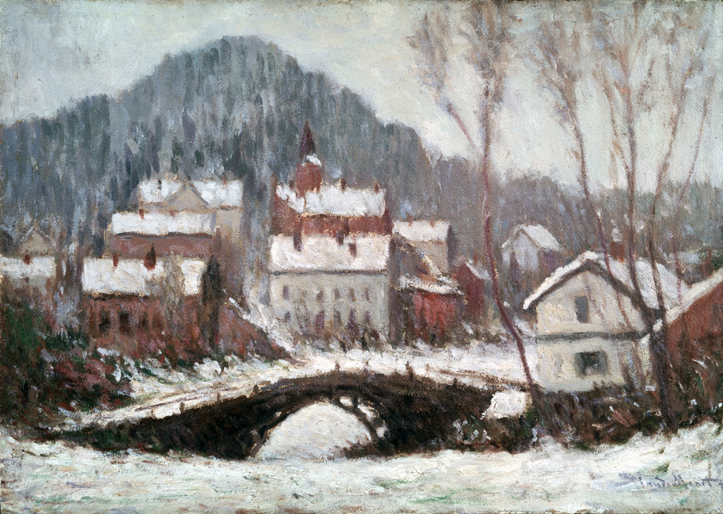 Detail of Winter Landscape, 1895. by Claude Monet