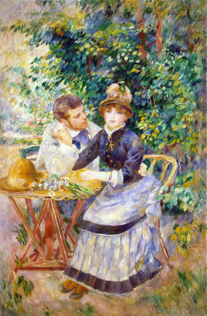 Detail of In the Garden, 1885. by Pierre-Auguste Renoir
