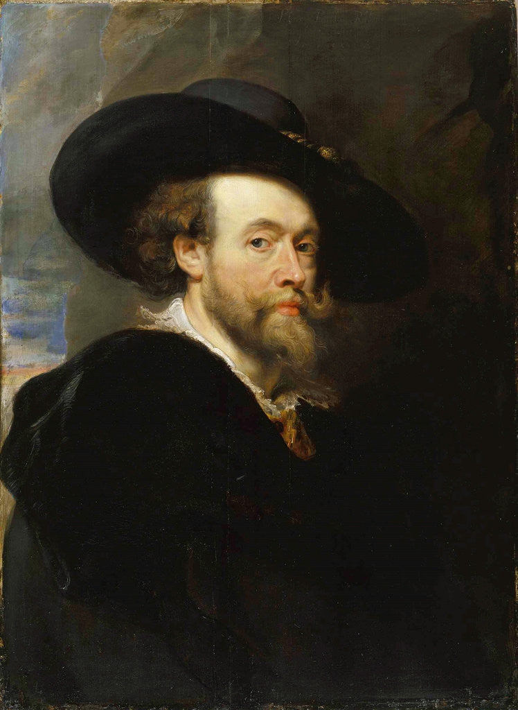 Detail of Self-portrait by Peter Paul Rubens