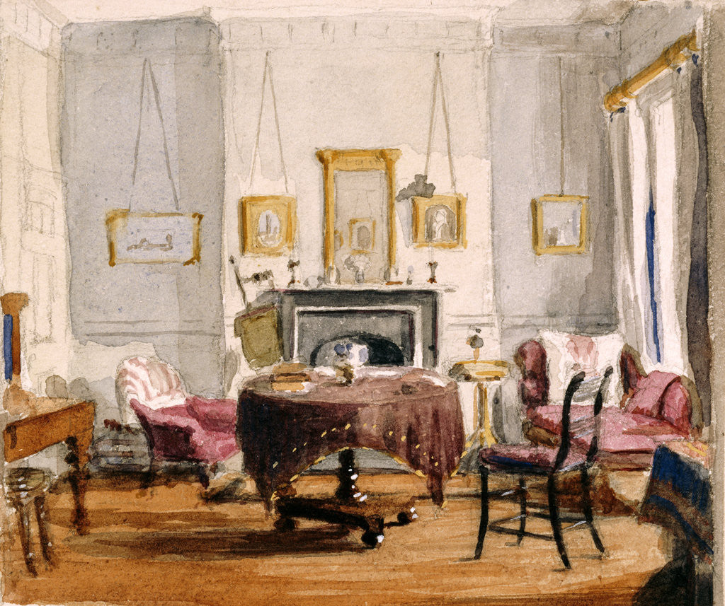 Detail of The Drawing Room at 59 Seymour Street by Matilda Sharpe