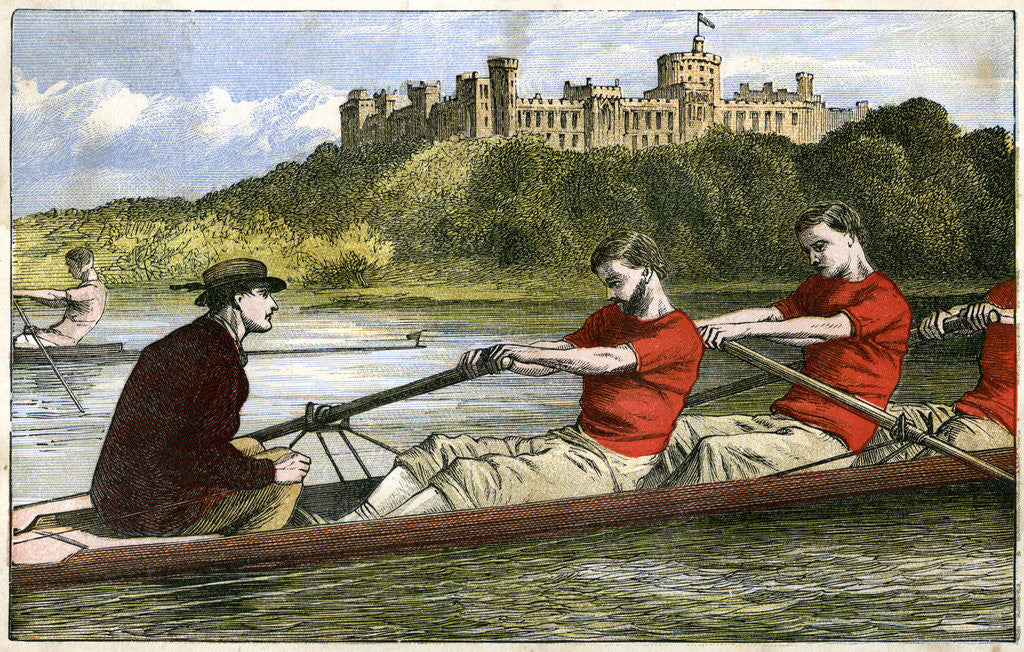 Detail of Rowing by Anonymous