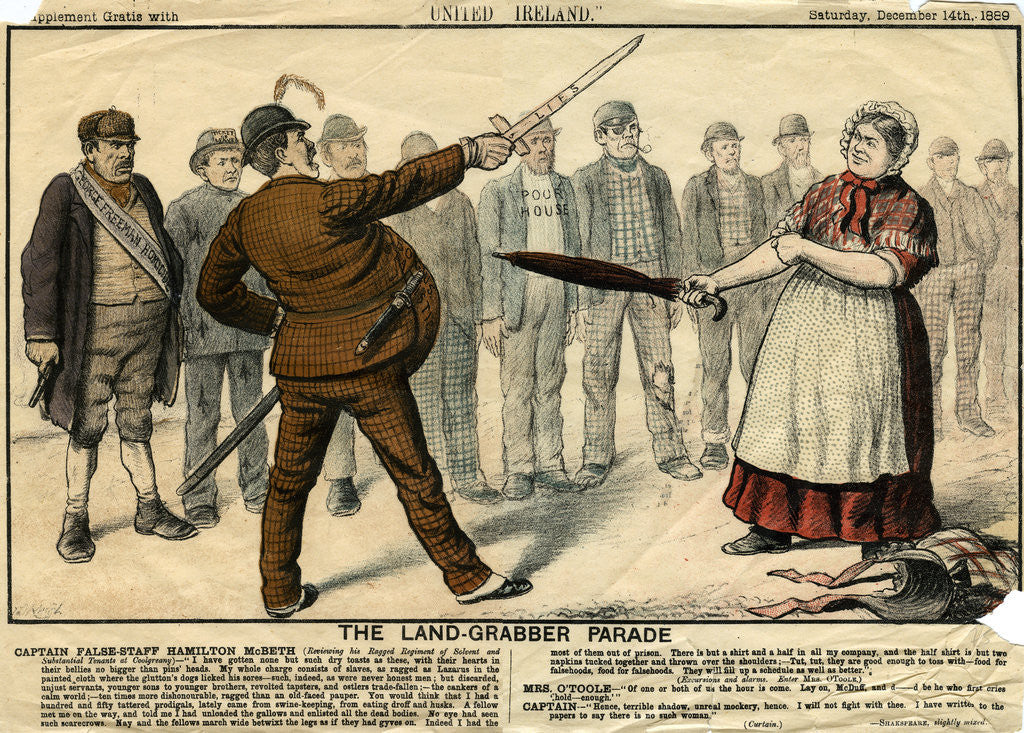 Detail of The Land-Grabber Parade by Anonymous