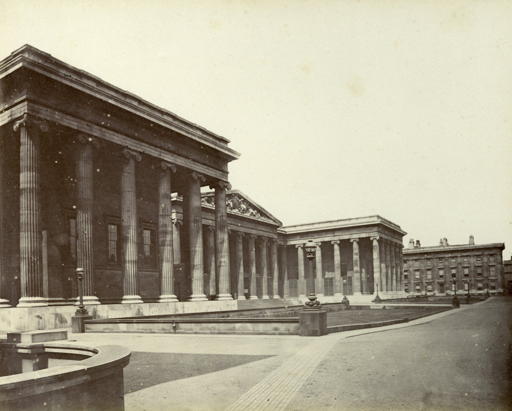 Detail of Exterior of the British Museum, Great Russell Street, London by Anonymous