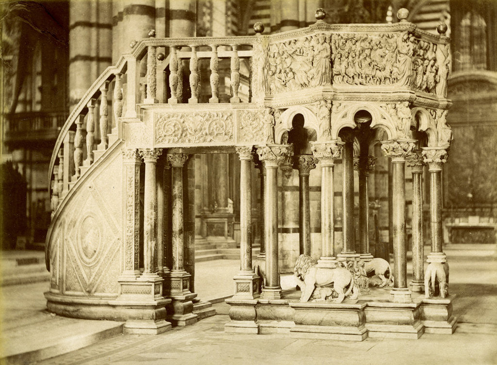 Detail of Pulpit, Siena Cathedral, Italy by Anonymous