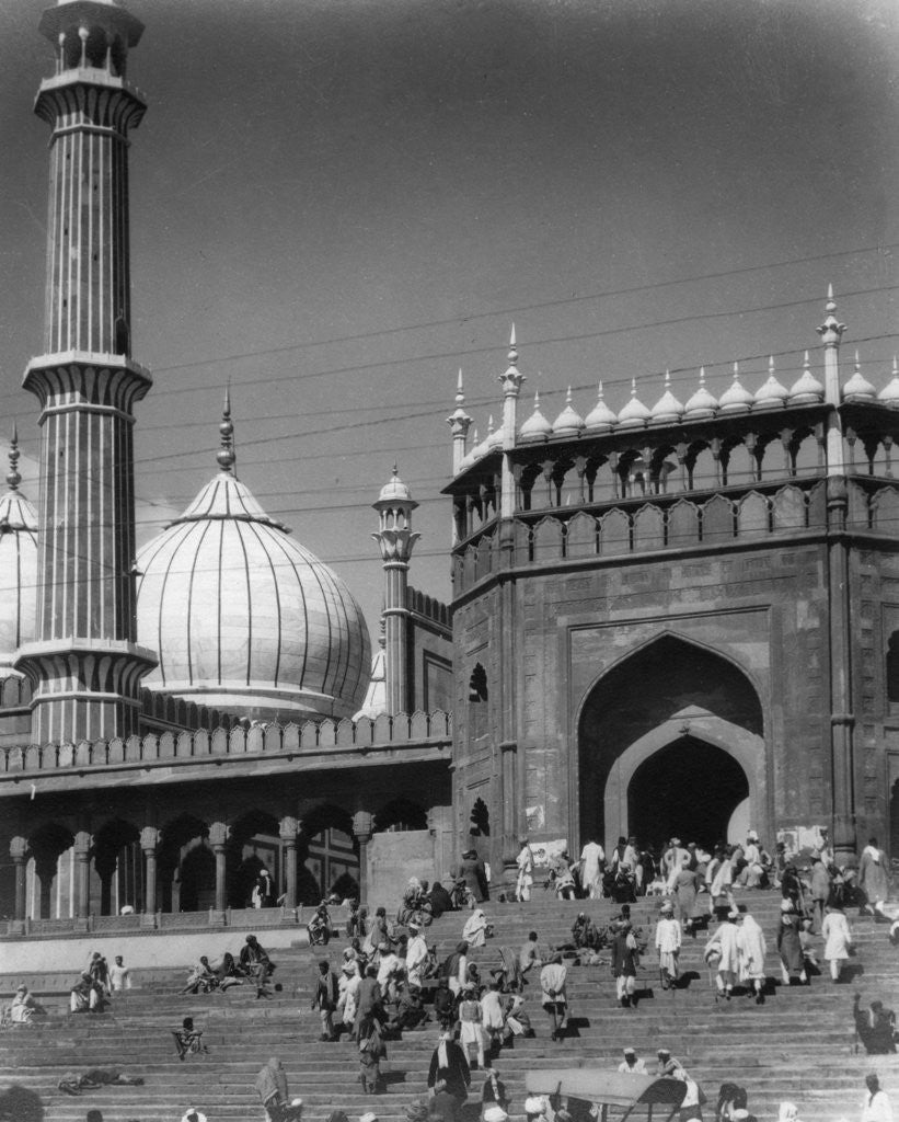 Detail of Jama Masjid, Delhi, India by Anonymous