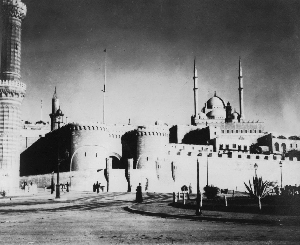 Detail of Citadel and Mohammed Ali Mosque, Cairo, Egypt by Anonymous