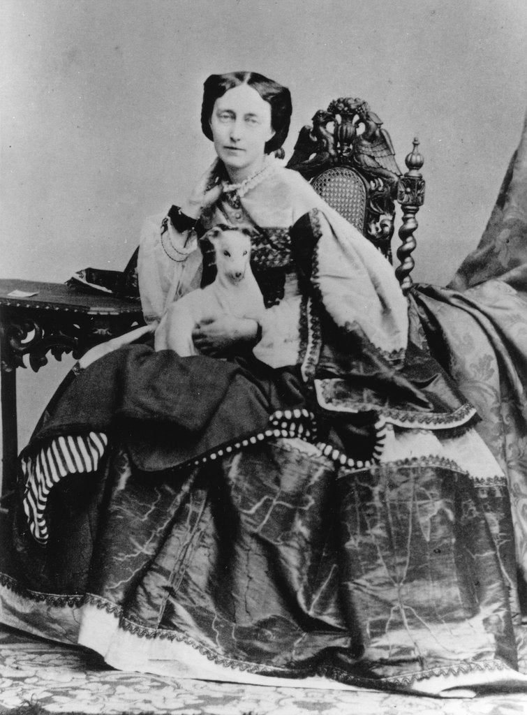 Detail of Olga Nikolaevna, Queen of Württemberg, c1860-c1867 by Unknown