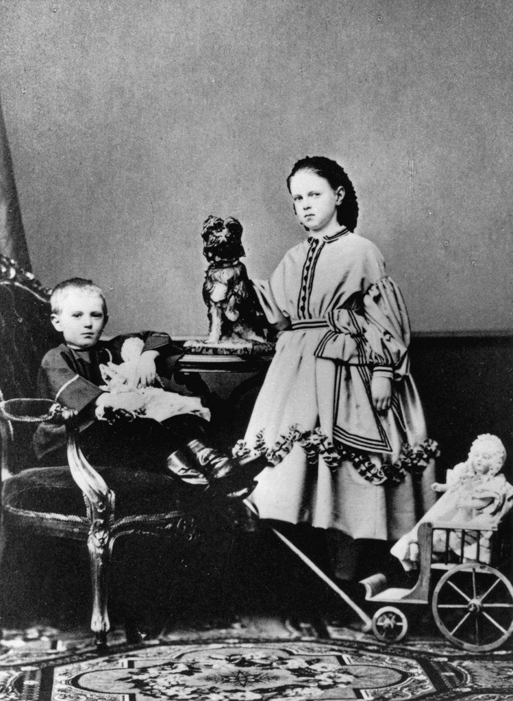 Grand Duchess Maria Alexandrovna and Grand Duke Sergei Alexandrovich of Russia, c1862-c1863 by Unknown