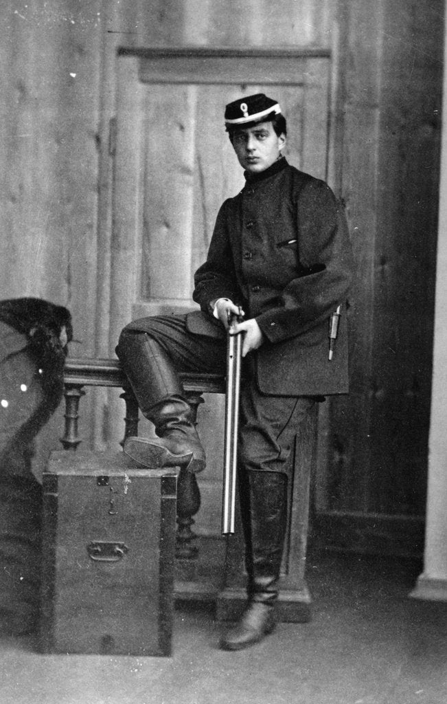 Detail of Grand Duke Vladimir Alexandrovich of Russia, c1865-c1870(?) by Count Ivan Grigorievich Nostitz