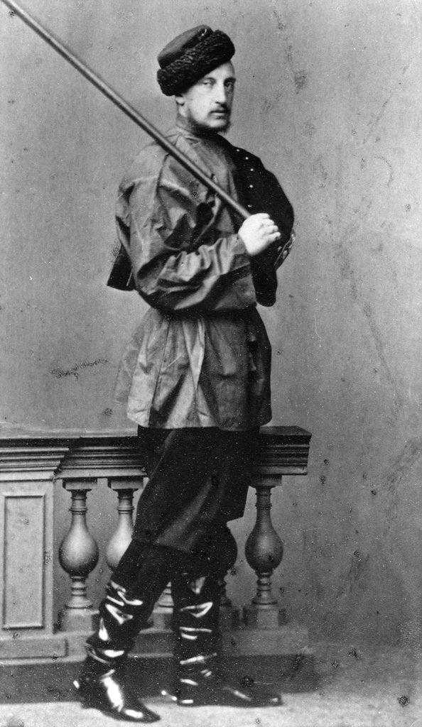 Detail of Grand Duke Nicholas Nikolaevich (the Elder) of Russia, c1860-c1864 by Unknown