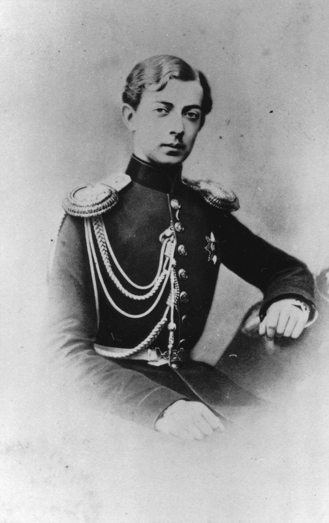 Detail of Grand Duke Nicholas Alexandrovich of Russia, c1861-c1864 by Unknown