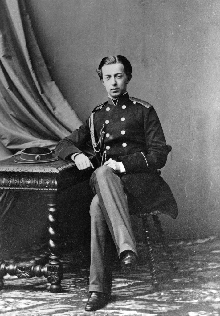 Detail of Grand Duke Nicholas Alexandrovich of Russia, 1862 by Unknown