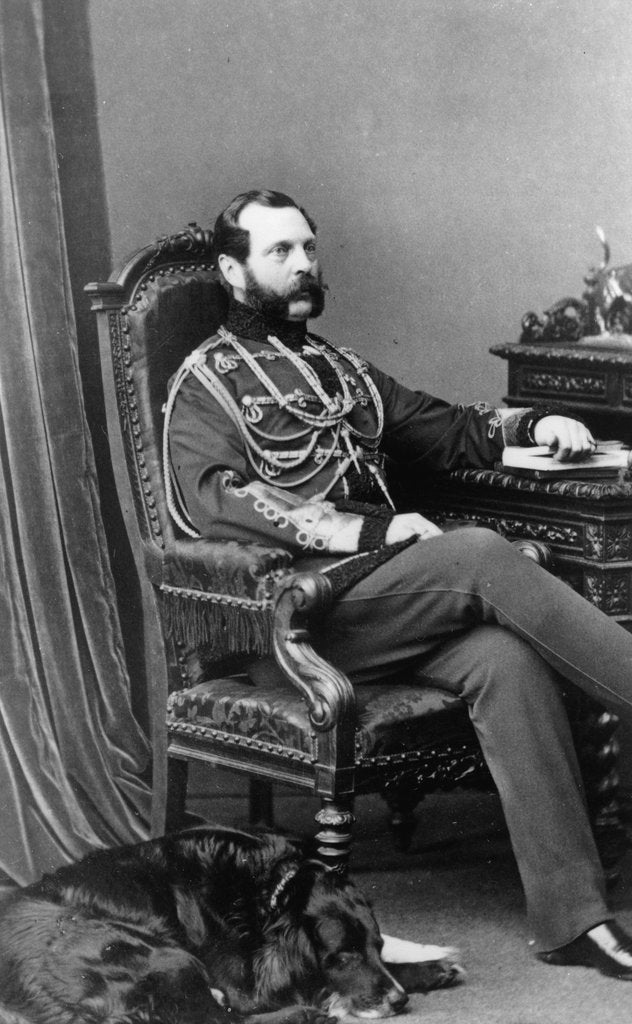 Detail of Tsar Alexander II of Russia, c1860s(?) by Count Ivan Grigorievich Nostitz