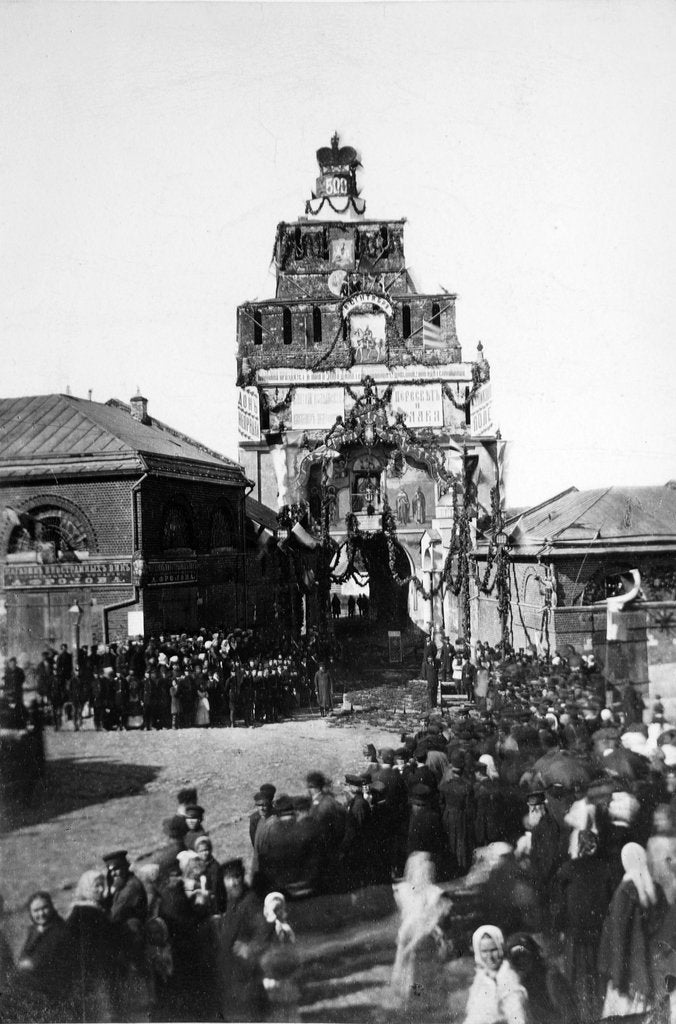 Detail of Celebration of the 500th anniversary of the Battle of Kulikovo, Russia, 1880 by Unknown