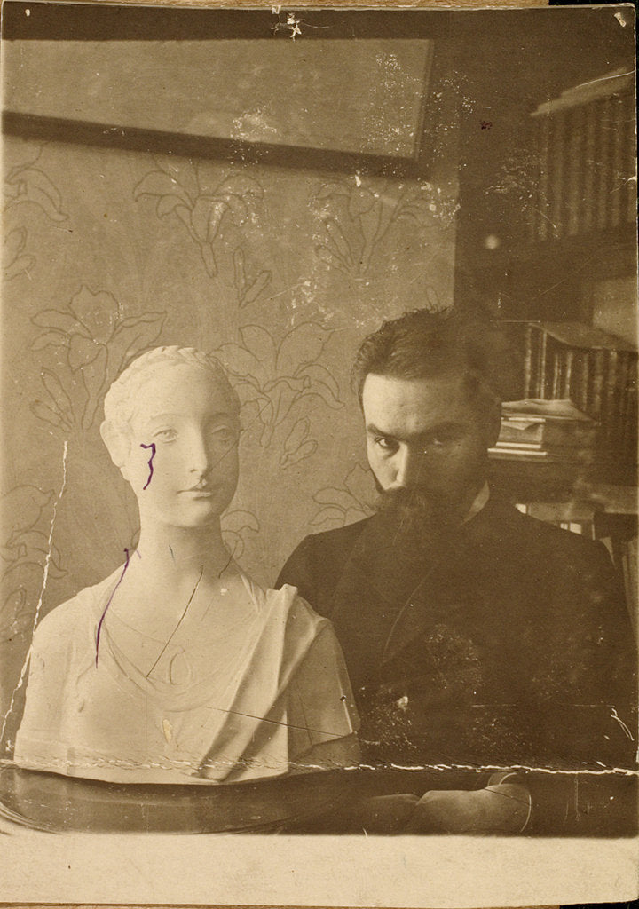 Detail of Valery Bryusov, Russian author and poet, 1900s by Unknown