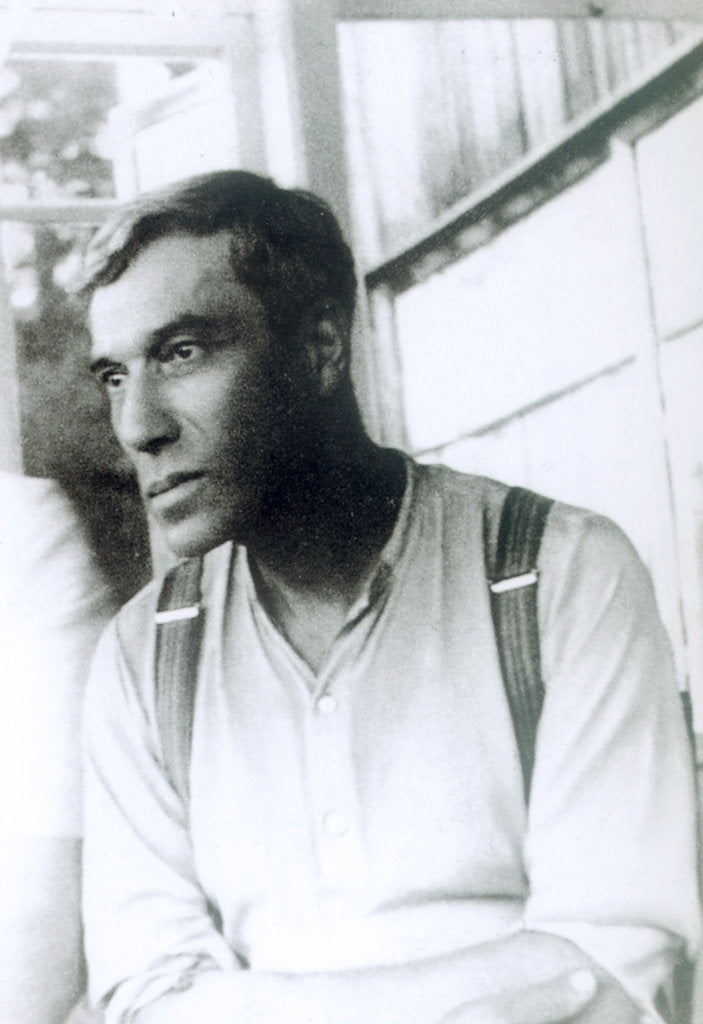 Detail of Boris Pasternak, Russian poet and novelist, Peredelkino, USSR, 1940s by Unknown