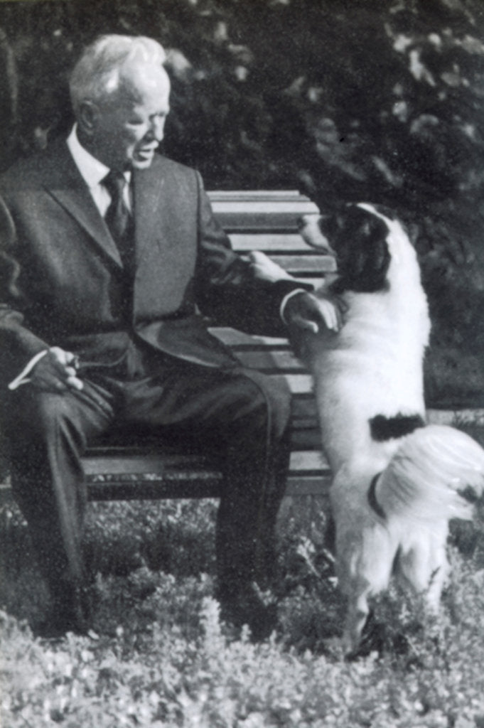Detail of Mikhail Sholokhov, Russian author, Veshenskaya, USSR, 1960s by Unknown