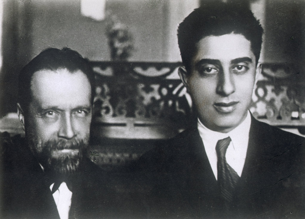 Detail of Composers Nikolai Myaskovsky and Aram Khachaturian, 1933 by Unknown