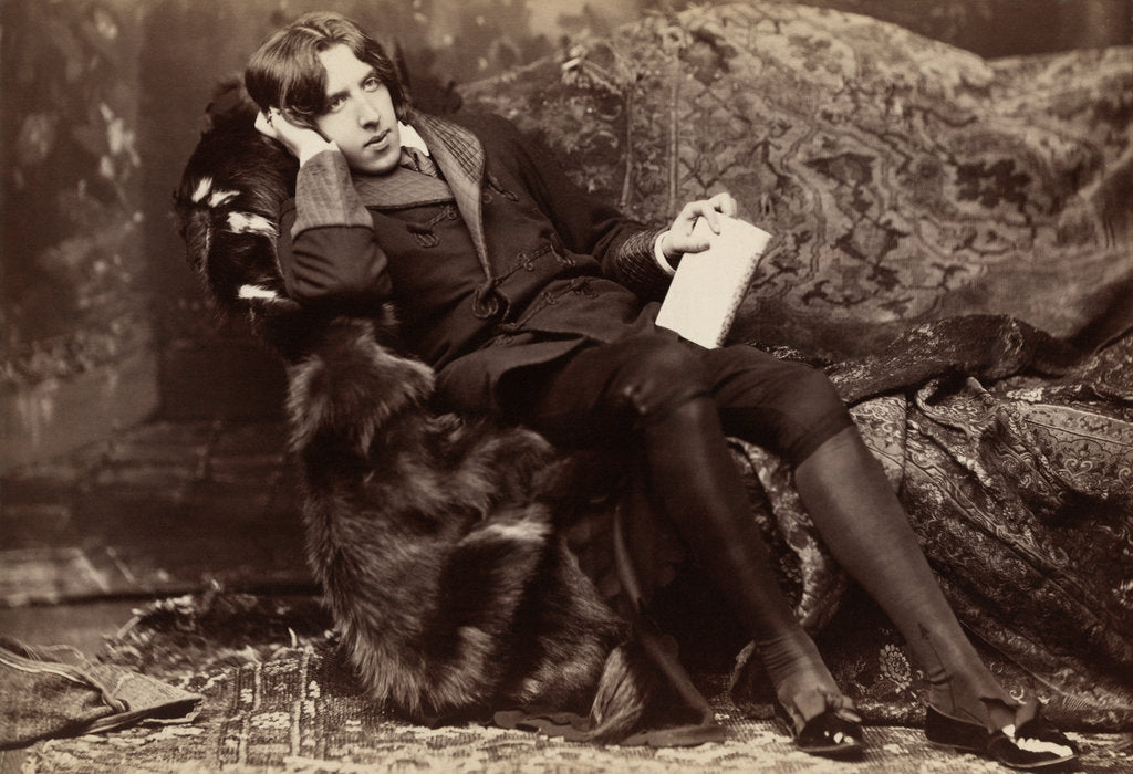 Detail of Oscar WiIde, Irish writer, wit and playwright, 1882 by Napoleon Sarony
