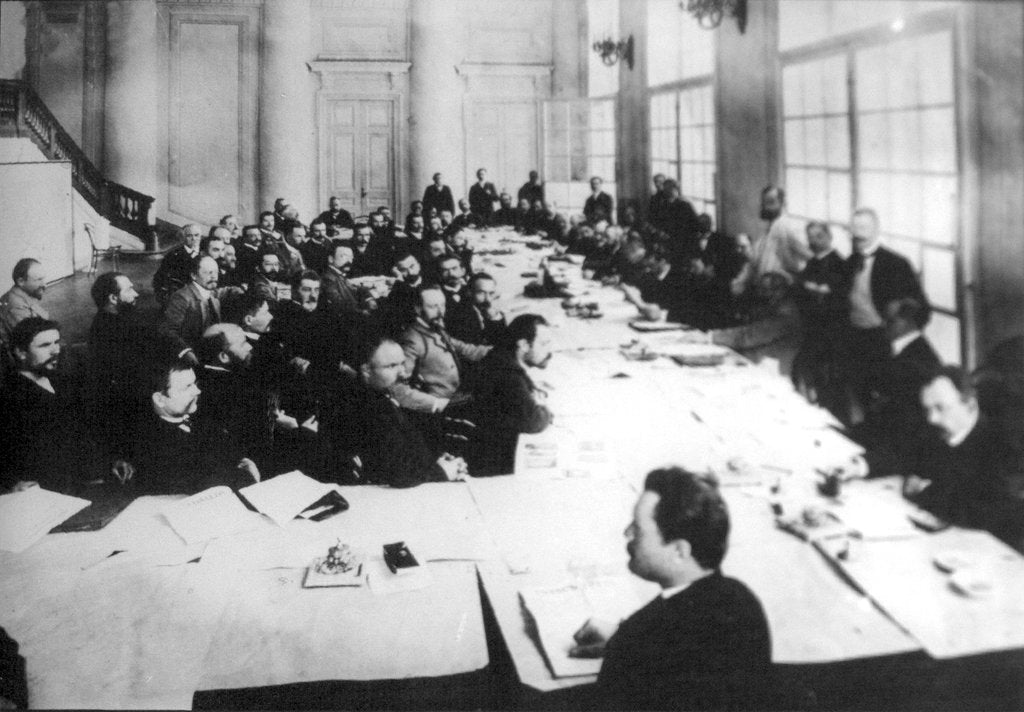 Detail of Sitting of the agricultural commission of the First Duma, St Petersburg, Russia, 1906 by Anonymous