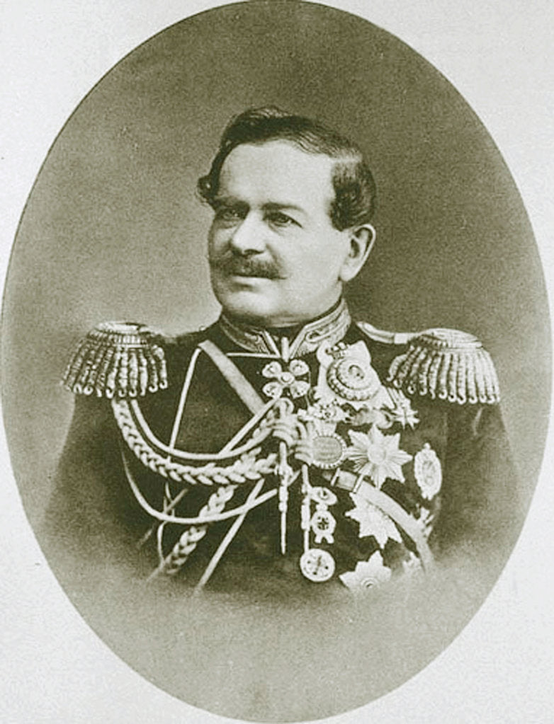Detail of Prince Vladimir Dolgorukov, Mayor of Moscow, 1873 by Unknown