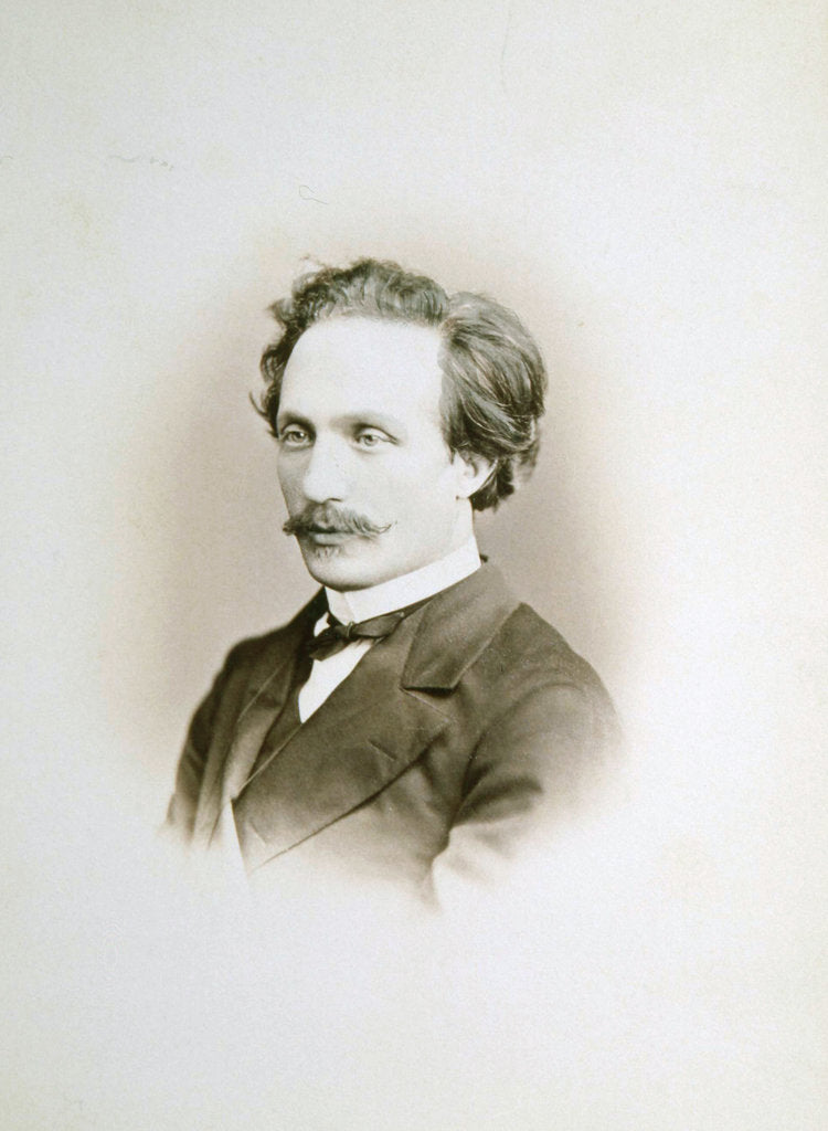 Detail of Alexander Winterberger, pianist and organist, 19th century by Sergei Levitsky