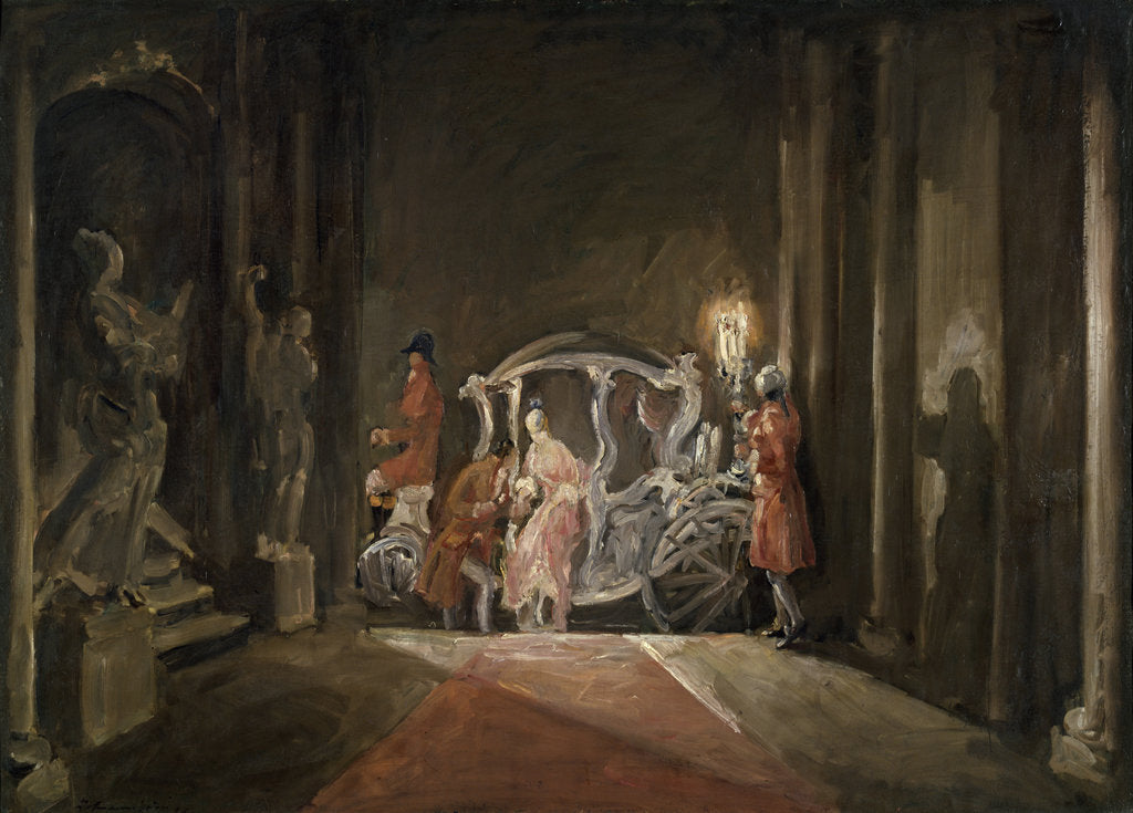 Detail of A Guest, 1926. by Max Friedrich Hofmann