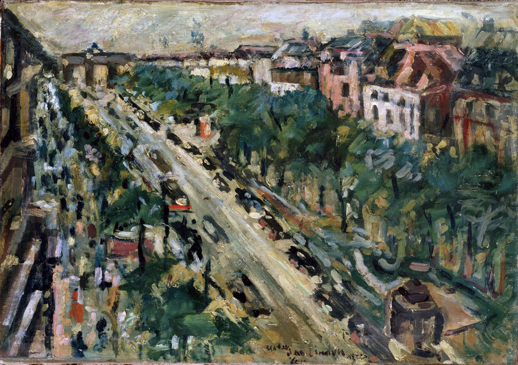Detail of Berlin. Unter den Linden, 1922. by Lovis Corinth