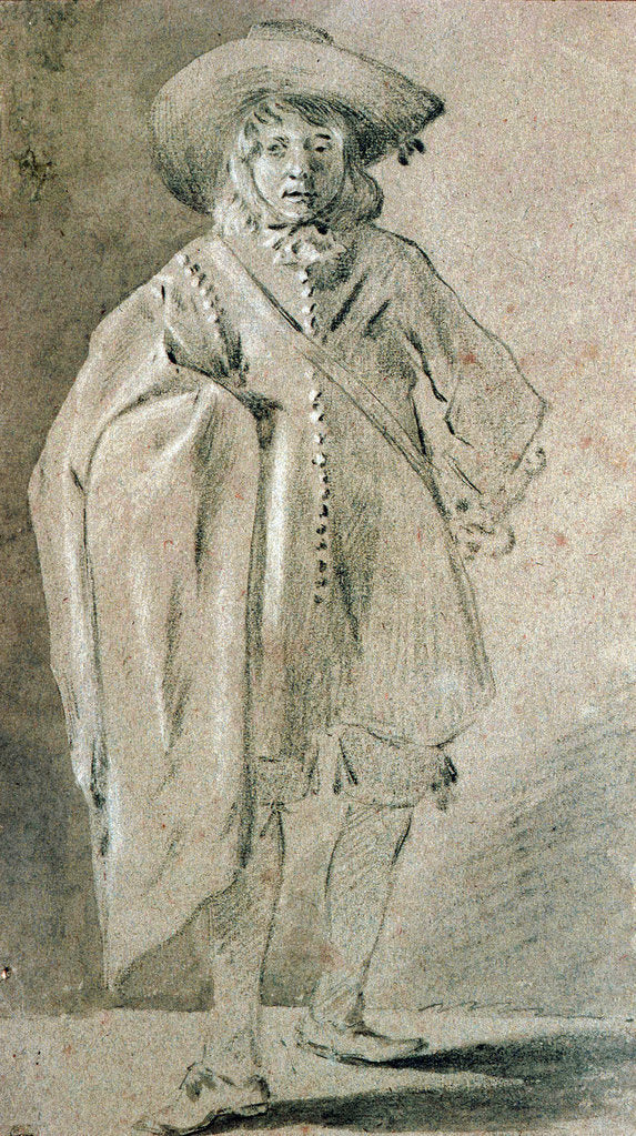 Detail of Self-portrait, 1660s. by Moses ter Borch