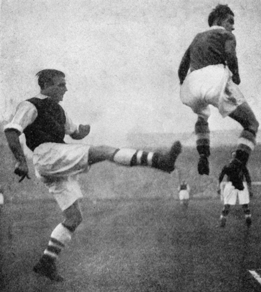 Detail of Action from an Arsenal v Chelsea football match by Sport & General