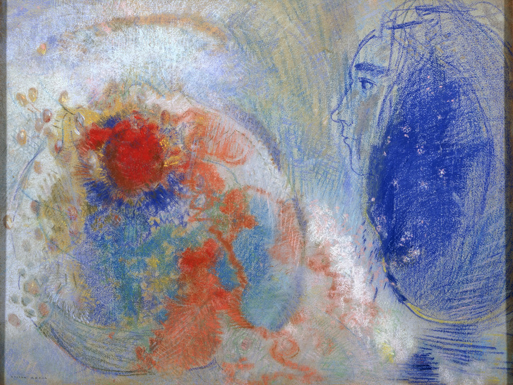 Detail of Night and Day, 1908-1911. by Odilon Redon