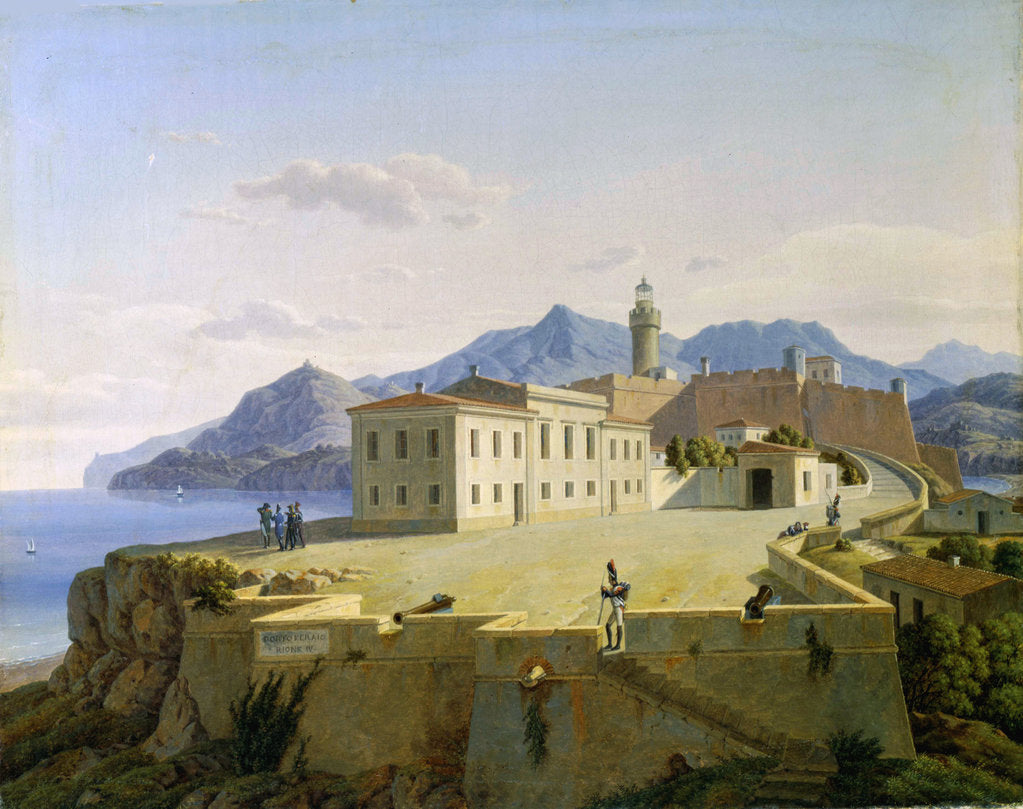 Detail of Napoleon Bonaparte in Portoferraio, 1814 (1839). by Leo von Klenze