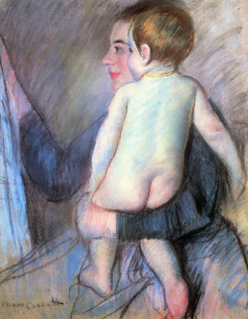 Detail of At the Window, 1889. by Mary Cassatt