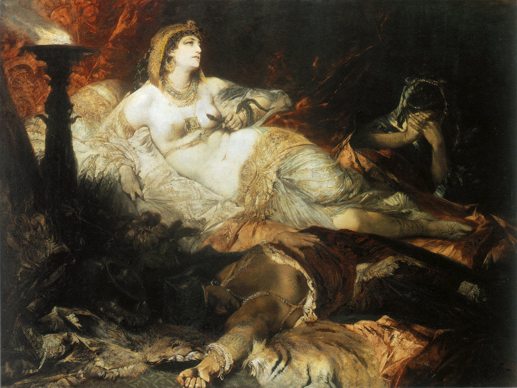 Detail of The Death of Cleopatra by Hans Makart