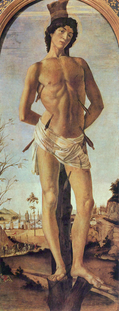 Saint Sebastian, 1474. by Sandro Botticelli
