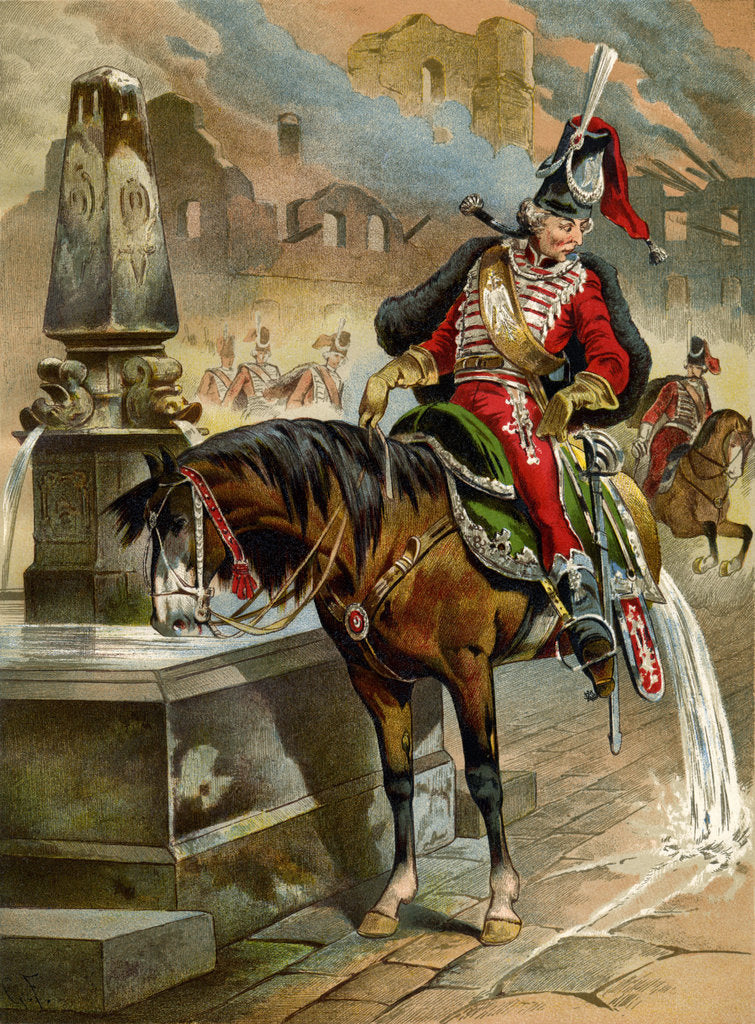 Detail of Book illustration, 1896. by Franz Gottfried