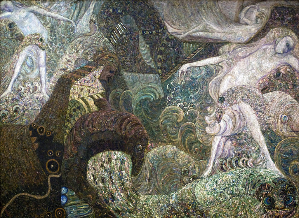 Detail of Sea Bottom, late 19th or early 20th century. by Vasily Ivanovich Denisov