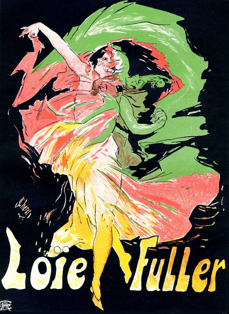 Detail of Loïe Fuller (poster), 1897. by Jules Cheret