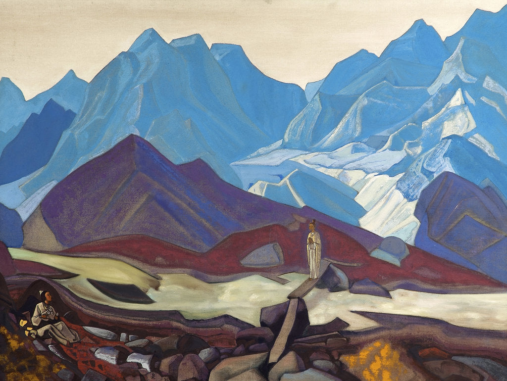 Detail of From Beyond, 1936. by Nicholas Roerich