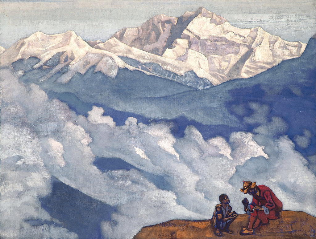 Detail of Pearl of Searching, 1924. by Nicholas Roerich