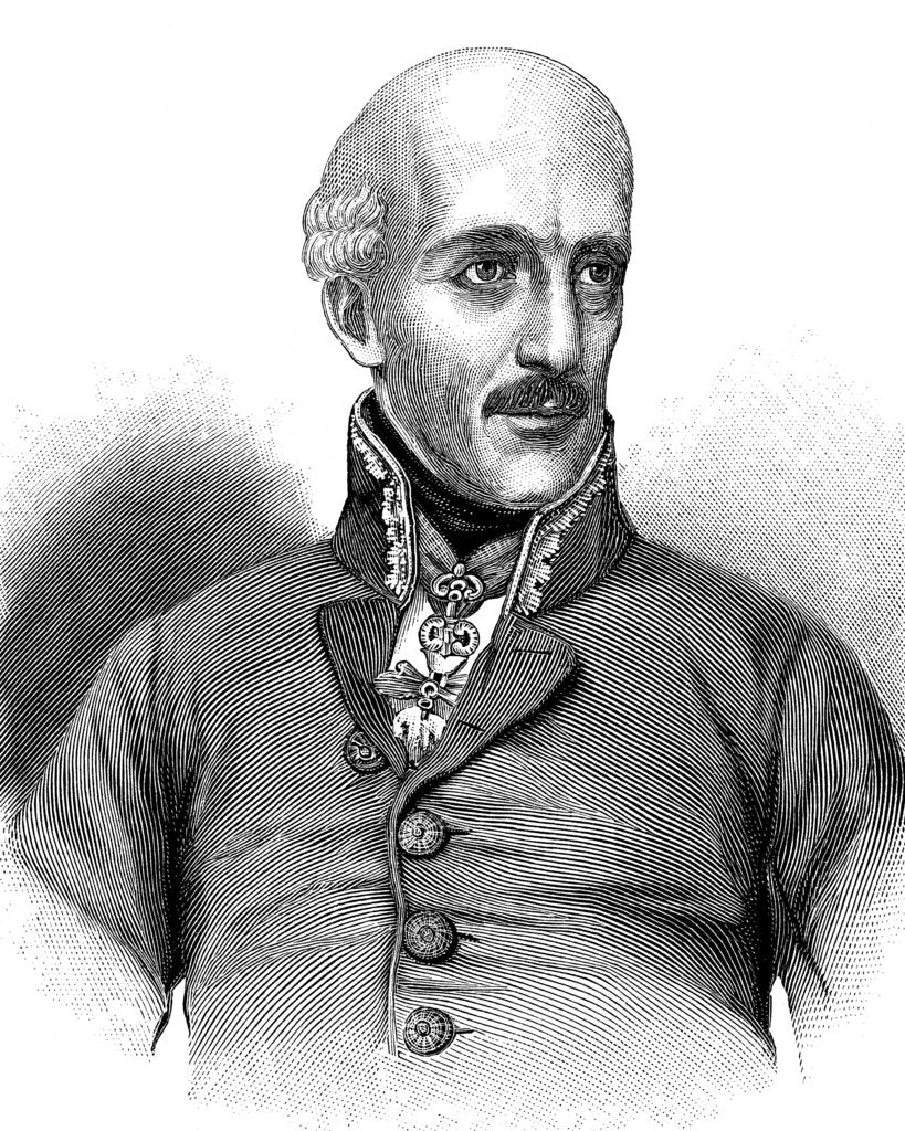 Detail of Archduke John of Austria, 19th century. by Anonymous