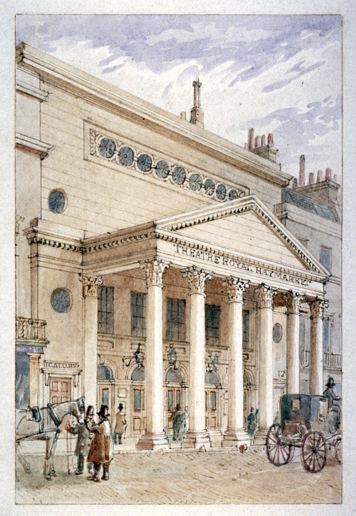 Detail of The Theatre Royal, Haymarket, Westminster, London by James Findlay