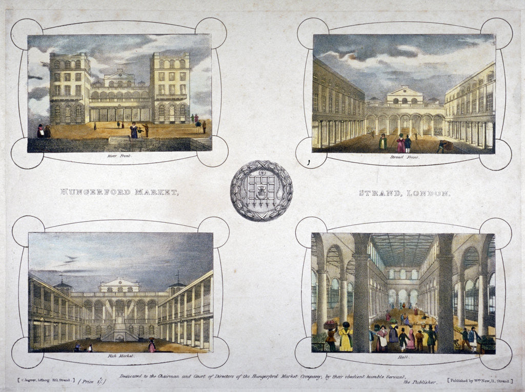 Detail of Hungerford Market, Westminster, London by Charles Ingrey