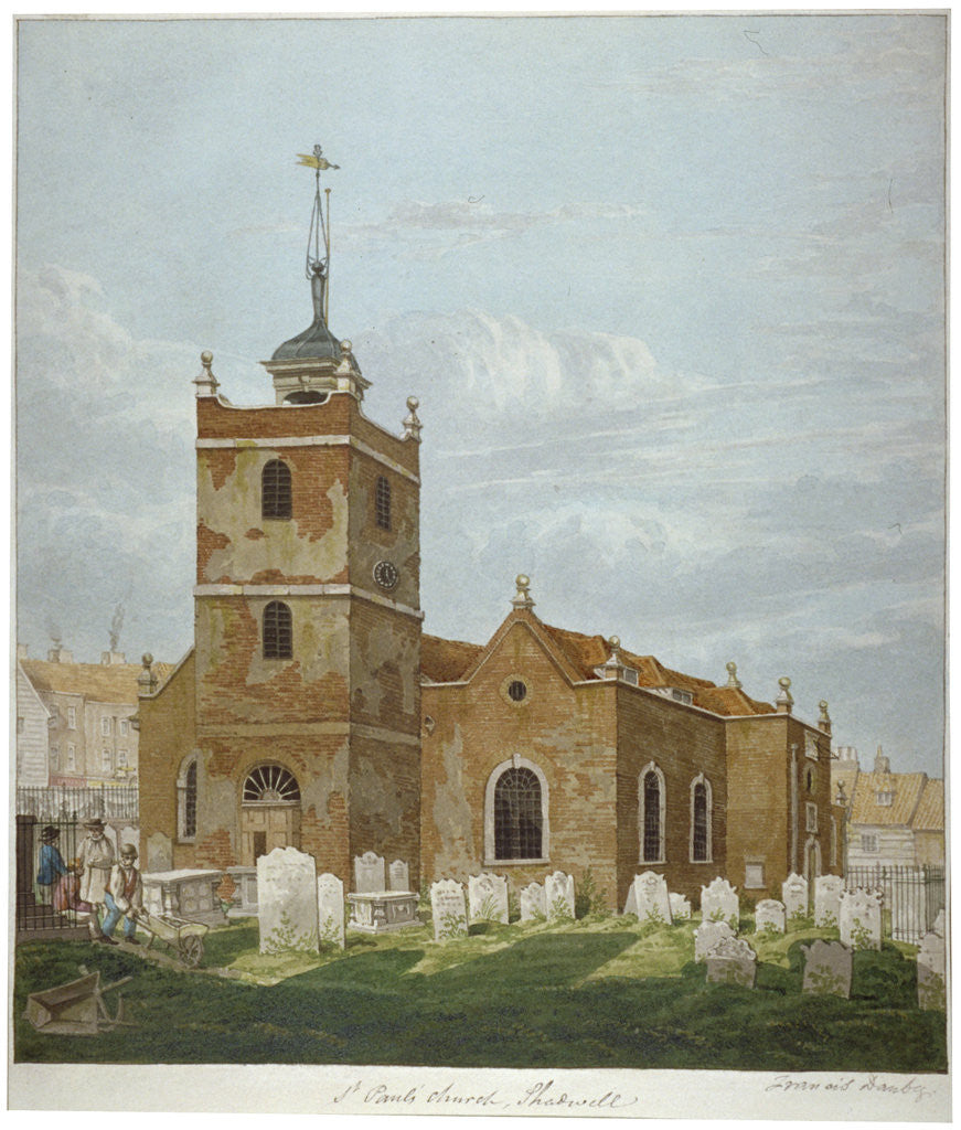 Church of St Paul, Shadwell, London by Francis Danby