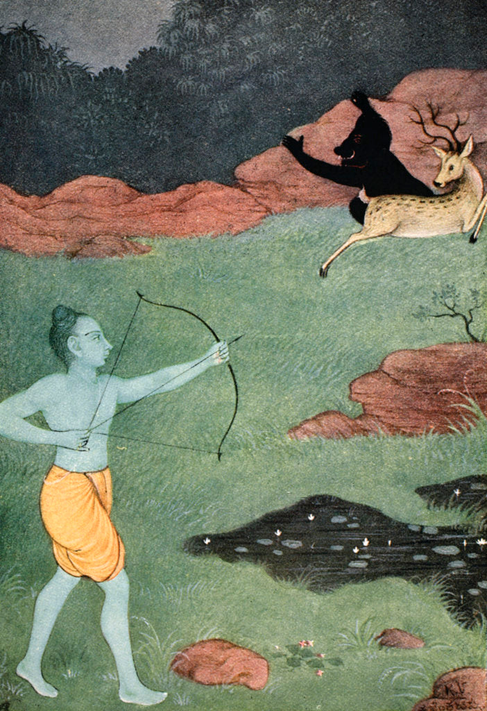 Detail of The death of Maricha by K Venkatappa